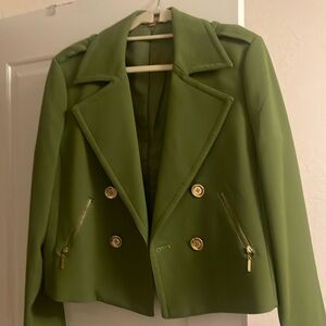 Beautiful Green Ellen Tracy jacket